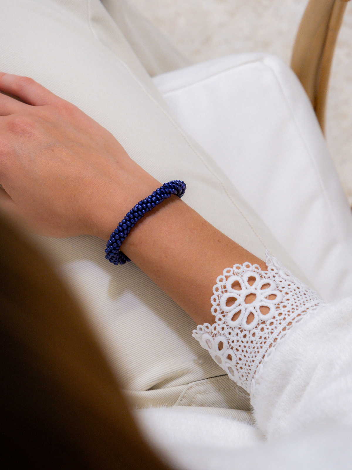 Bracelet 7 bleu