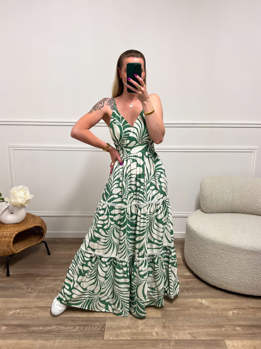 Robe MÉLANIA verte