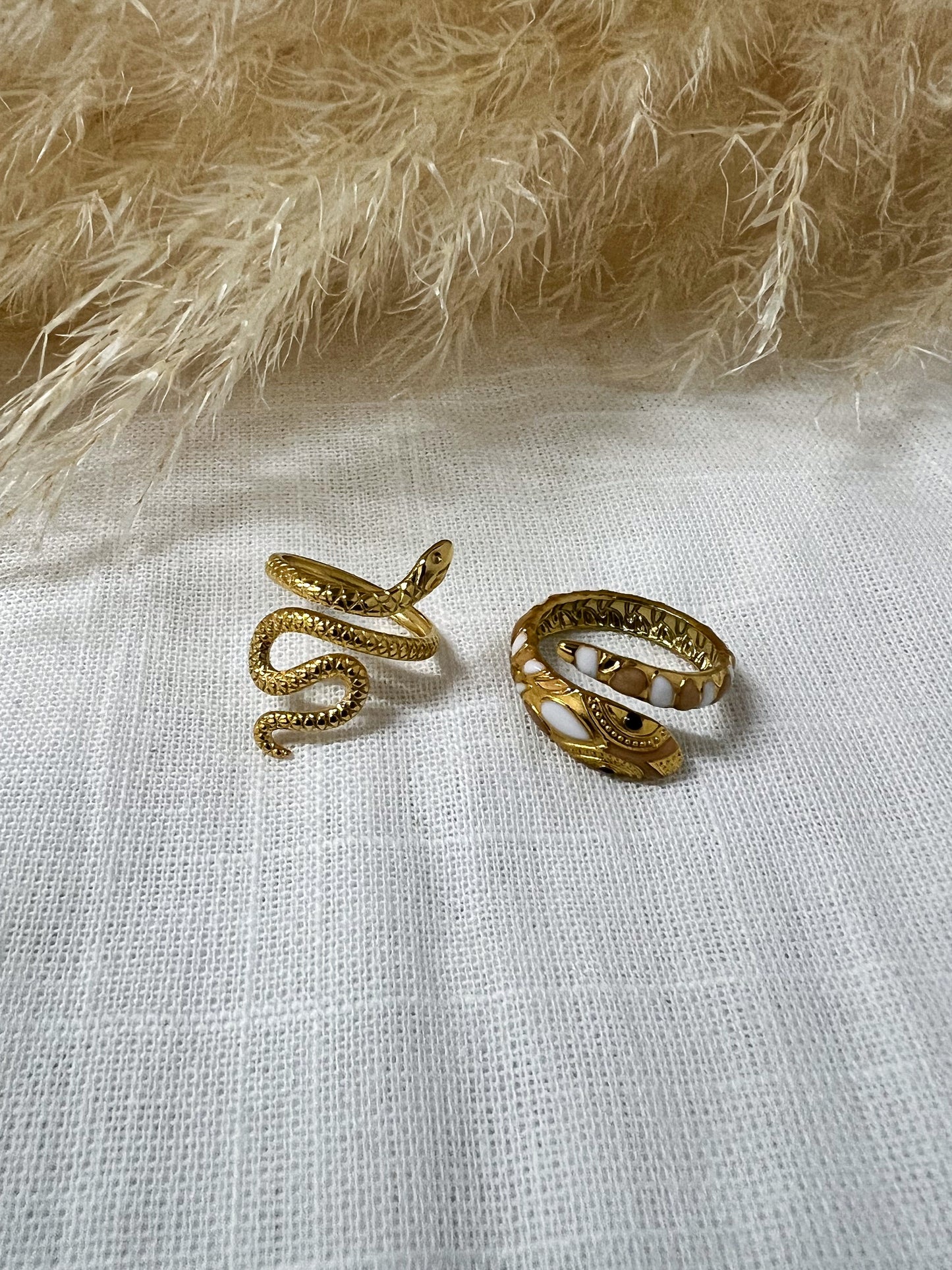 Bague 18 - Serpent bicolor