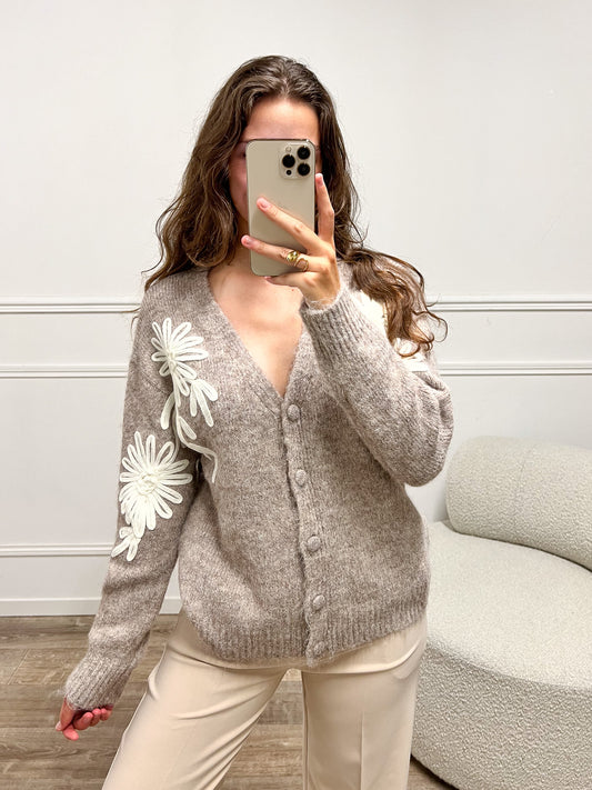 Pull SERAFINE taupe