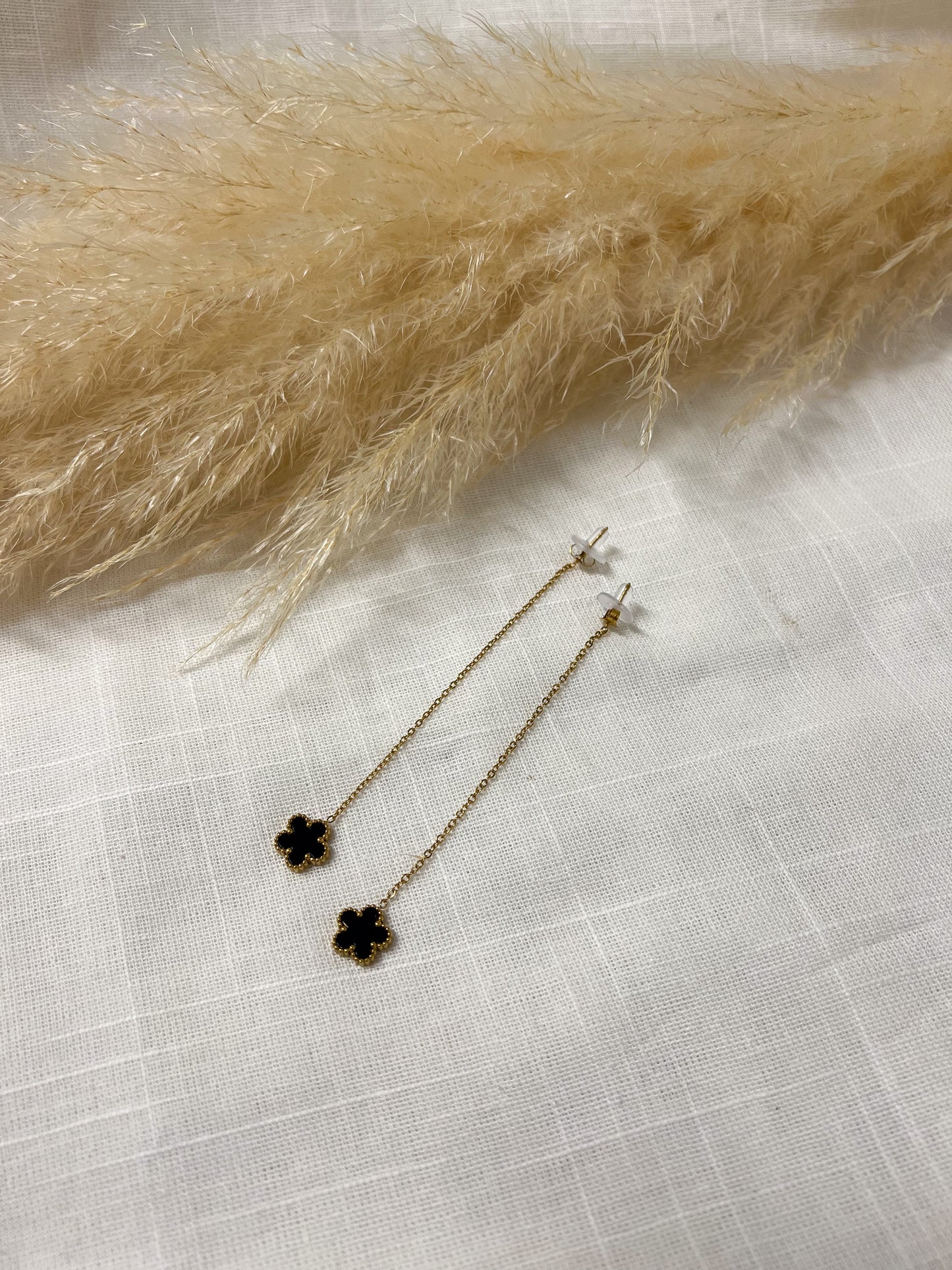 Boucles CALISTA -  Pendantes noires