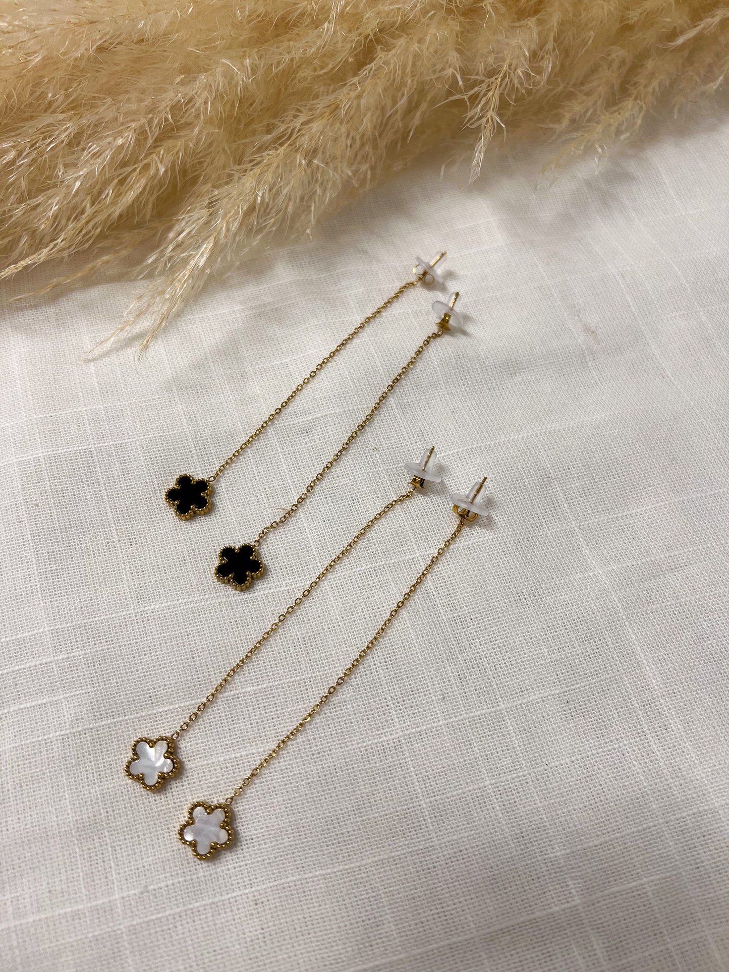 Boucles CALISTA -  Pendantes noires